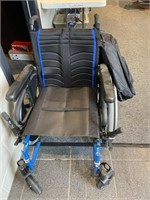 Small Folding Wheel Chair 17” Wide Seat