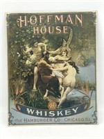Hoffman House Whiskey Metal Sign 13.5” x 16.5”