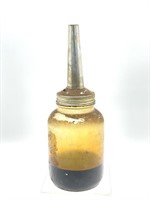 Glass Oil Jar with Spout