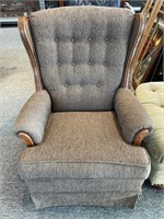 Fabric Swivel Rocking Chair 27” x 29” x 36”