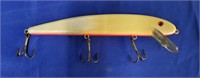 11" OFF WHITE/SILVER MUSKY LURE