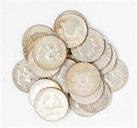 Coin Collection Of 1963-D Franklin Silver Halves
