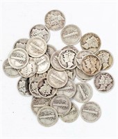 Coin Nice Collection Of Assorted Mercury Dimes