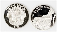 Coin 2 - .72 Troy Oz Ea. .999 Fine Silver Rounds