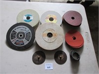 A Lot of Grinding Stones and Discs
