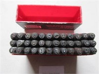 A Letter and Number Transfer Punch Set