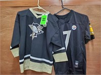 PENGUINS CROSBY & STEELERS 7 YOUTH JERSEY