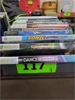 FLAT OF XBOX 360 VIDEO GAMES