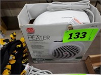 1500 WATT ELECTRIC FAN HEATER W/ THERMOSTAT