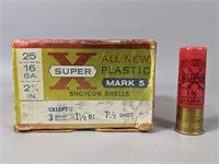Western 16 Ga. SUPER X Shotgun Shells (21 Total)