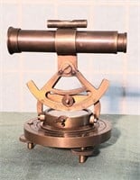 Vintage Copper Compass and telescope