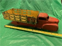 EARLY LARGE SCALE COCA COLA  MARX STEEL TRUCK