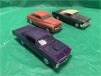 (3) ASSEMBLED MODEL CARS GTO / IMPALA / COUPE