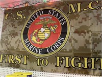 POLYESTER UNITED STATES MARINE CORP FLAG 3FT X 5FT
