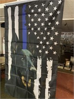 POLYESTER UNITED STATES POLICE / CANINE FLAG 3X5FT