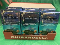 CASE OF 12 GHIRARDELLI SQUARES DARK CHOCOLATE