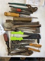Group of Chissels & Misc. Tools