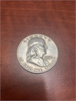 Ben Franklin half dollar