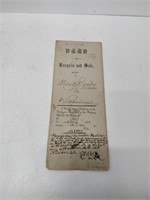 1868 Welland indenture