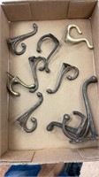 Vintage cast iron coat hooks