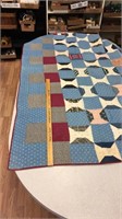 Handmade quilt approx 8ft x 8ft