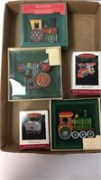 Trains-Hallmark Christmas Ornaments New in Box