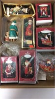 Santa-Hallmark Christmas Ornaments New in Box
