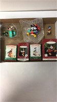 Mickey/ Pluto lot-Hallmark Christmas Ornaments