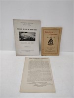 1904 vet experience; 2x 1916 pig pamphlets