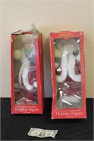 Mr. & Mrs. Claus Christmas Holiday Figures