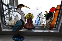 Stained Glass Bird Decorations