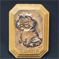 Folk Art Garfield Wall Hanging