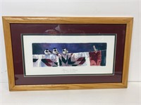 Adele Earnshaw Three’s A Charm Print Framed 12X20"