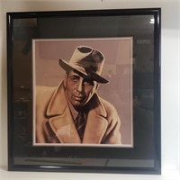 Humphry Bogart Portrait by Martindale Signed