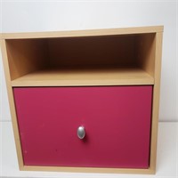 Cube Storage Drawer Shelf End Table