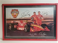 1996 PPG Champions Autographed Poster Framed