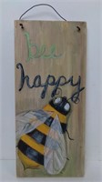 Bee Happy Wall Hanging