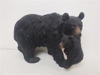 Momma Grizzly Carrying Cub Resin Figure