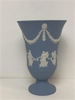 Wedgewood Bacchus Blue Jasperware Vase