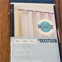 Vertical Headrail And Blinds. 66"W