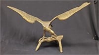 Vtg Brass Eagle Statue Figurine