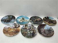 set of animal collector plates with