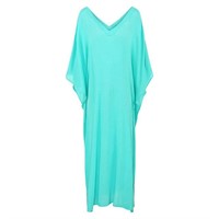 Women Plus Size Beach Cover Ups Loose Dress- L