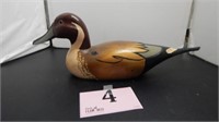 SOLID WOOD PAINTED DUCK 17 IN
