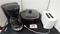 TOASTER & 12 CUP COFFEE MAKER
