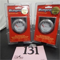 PAIR OF SUNPRO WATER TEMPERATURE GAGES-NEW IN PKG