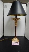PALM TREE TABLE LAMP 28 IN MATCHES LOT 180
