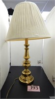 BRASS TABLE LAMP 28 IN