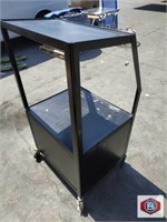 Metal Mobile Video Cart with casters