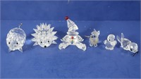 Swarovski Crystal Miniatures (6)--Porcupine,